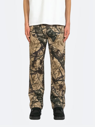 SRAIGHT CARPENTER DENIM - HUNTER CAMO - Flawless Flares