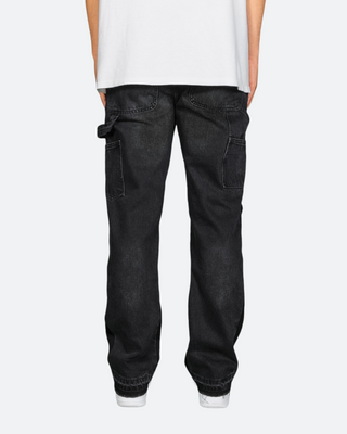 A3 CARPENTER FLARE DENIM - BLACK - Flawless Flares